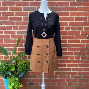 Loft Camel Skirt Size 6